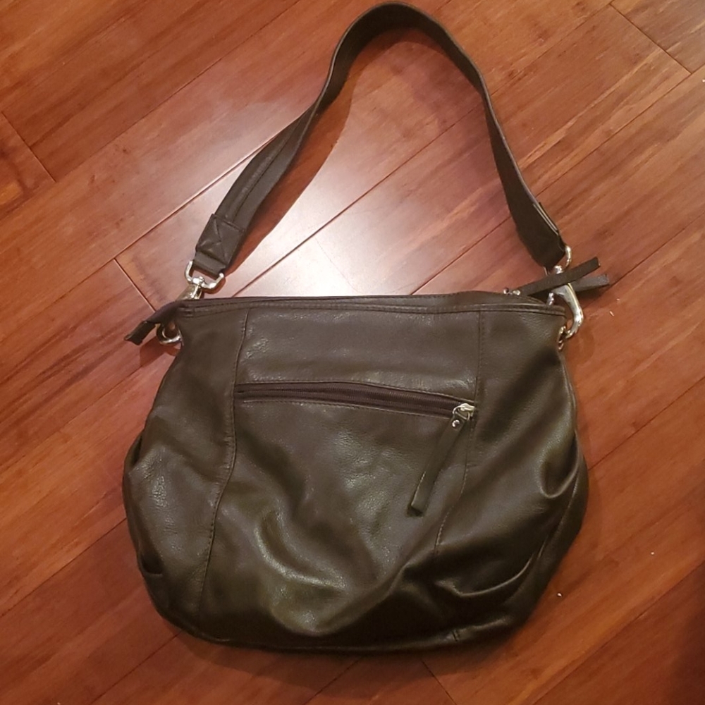 Brown Leather Shoulder Bag